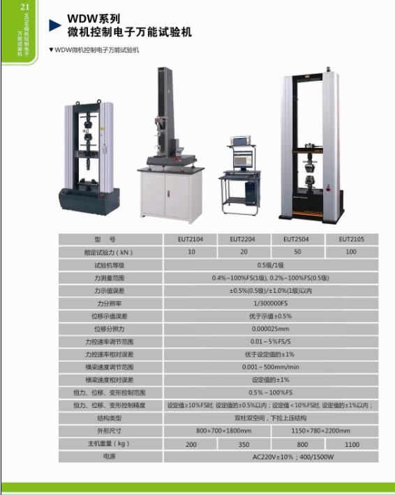 WDW系列微機(jī)控制電子萬能試驗機(jī)